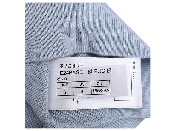 Ba&Sh Basem Kurzarm-Cardigan mit Knöpfen aus blauem Modal - Ansicht 12
