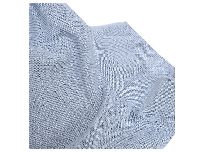 Ba&Sh Basem Kurzarm-Cardigan mit Knöpfen aus blauem Modal - Ansicht 15