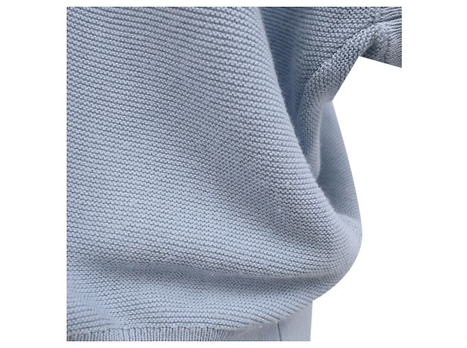 Ba&Sh Basem Kurzarm-Cardigan mit Knöpfen aus blauem Modal - Ansicht 17