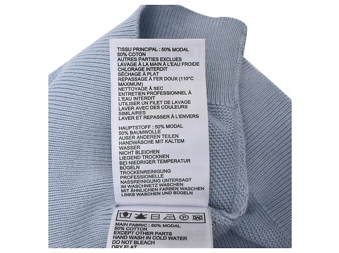 Ba&Sh Basem Kurzarm-Cardigan mit Knöpfen aus blauem Modal - Ansicht 7