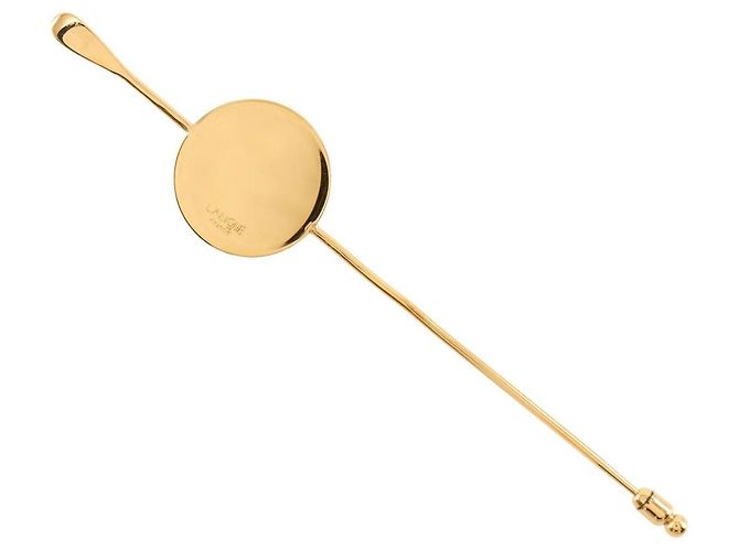 Autre Marque Spilla in cristallo Cabochon Lalique D'oro - vista 2