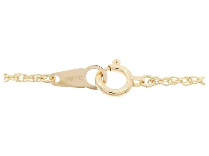 Autre Marque Collana Au750 Fiore e Diamanti D'oro - vista 5