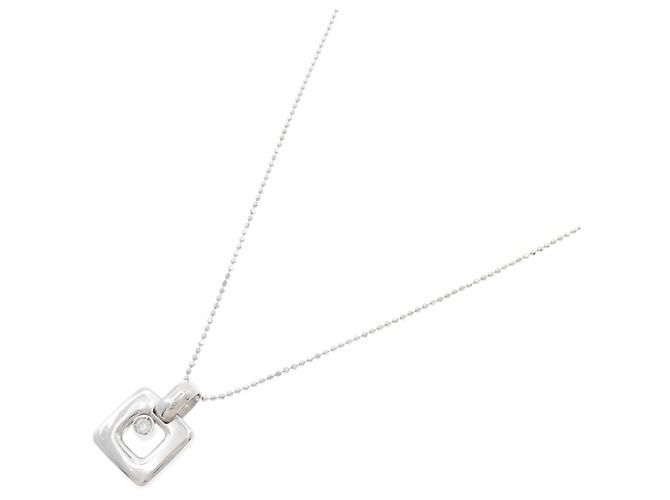 Autre Marque Collana in oro bianco 750 e diamanti Argento - vista 2