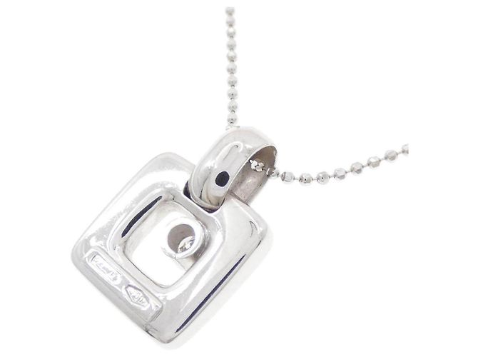 Autre Marque Collana in oro bianco 750 e diamanti Argento - vista 4