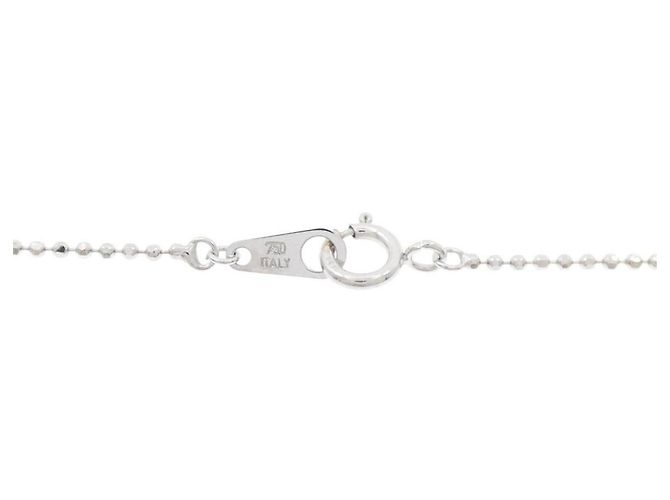 Autre Marque Collana in oro bianco 750 e diamanti Argento - vista 5