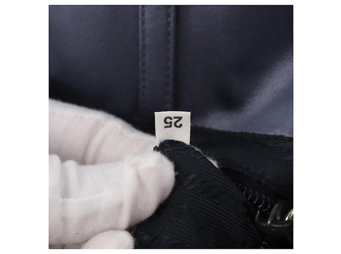 PRADA Hand Bag Satin Blue - vista 12