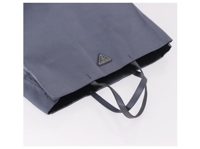 PRADA Hand Bag Satin Blue - vista 6