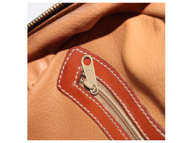 Céline CELINE Bolso de Mano Macadam PVC Cuero Marrón Dorado - vista 22