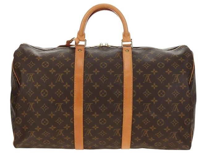 LOUIS VUITTON Monogram Keepall 50 Boston Bag M41426 LV - vista 2