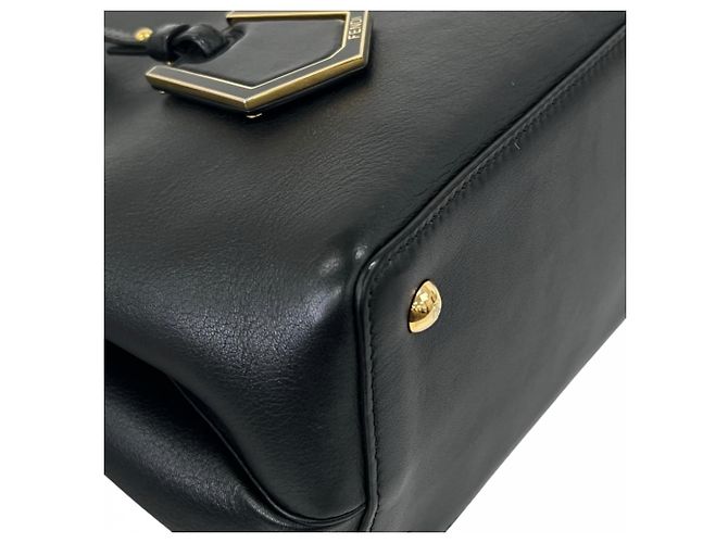 Fendi Toujours Handbag Black White - view 12