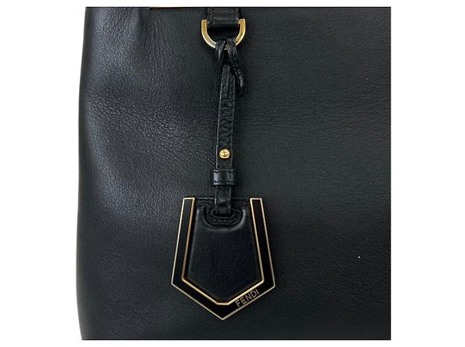 Fendi Toujours Handbag Black White - view 16
