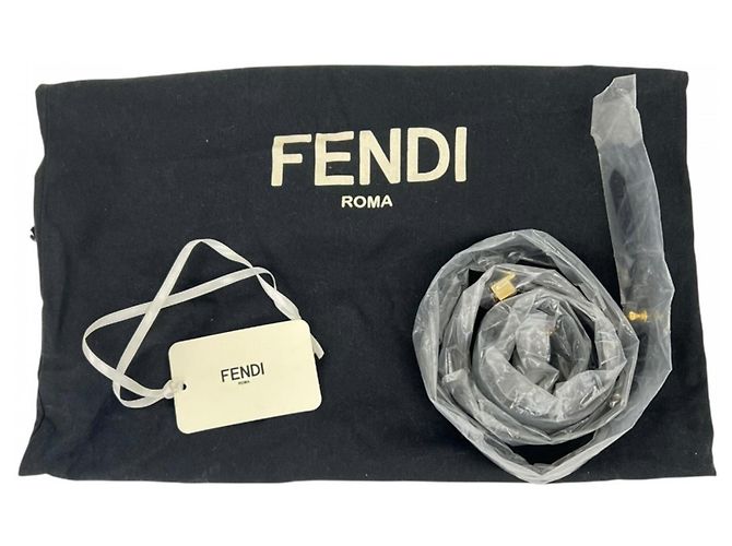 Fendi Toujours Handbag Black White - view 17