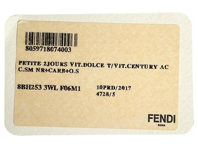 Fendi Toujours Handbag Black White - view 19