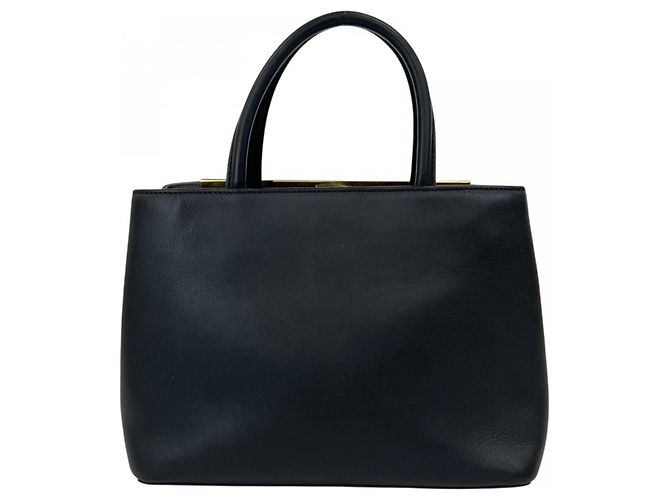 Fendi Toujours Handbag Black White - view 2