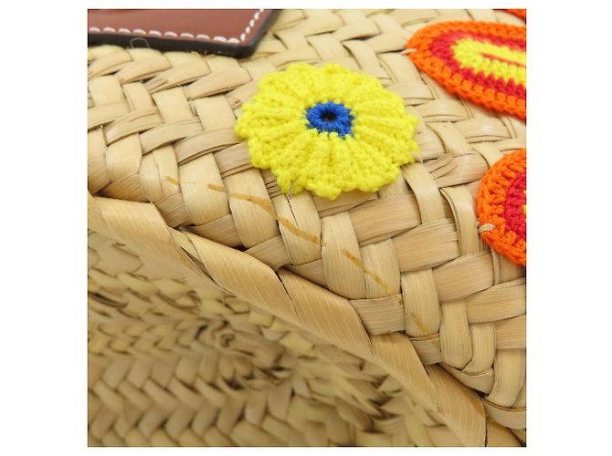 Borsa Cesto Flower Loewe Marrone - vista 10