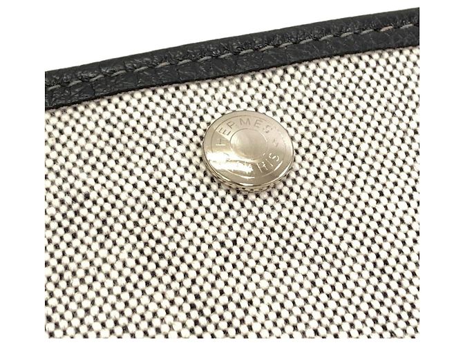 Hermès Borsa Tote Hermes Garden Party PM Marrone - vista 10