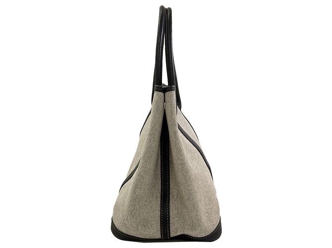 Hermès Borsa Tote Hermes Garden Party PM Marrone - vista 3