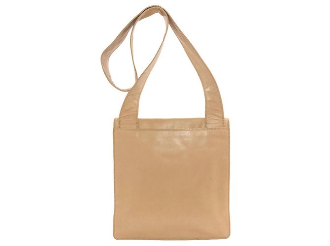 Borsa Tote Chanel Coco Mark Gold Hardware Beige - vista 2