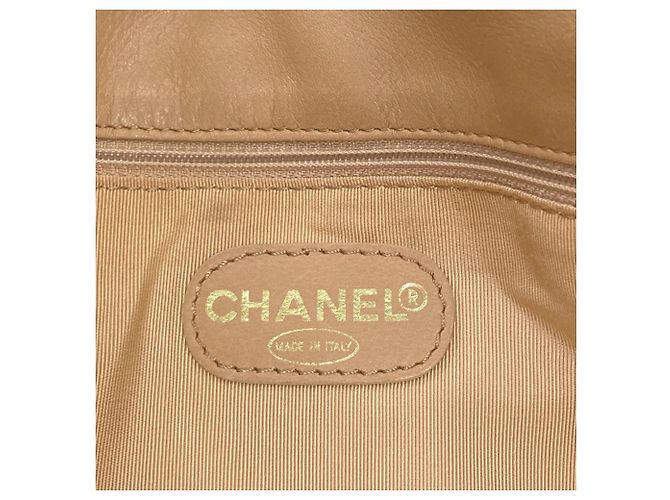 Borsa Tote Chanel Coco Mark Gold Hardware Beige - vista 6