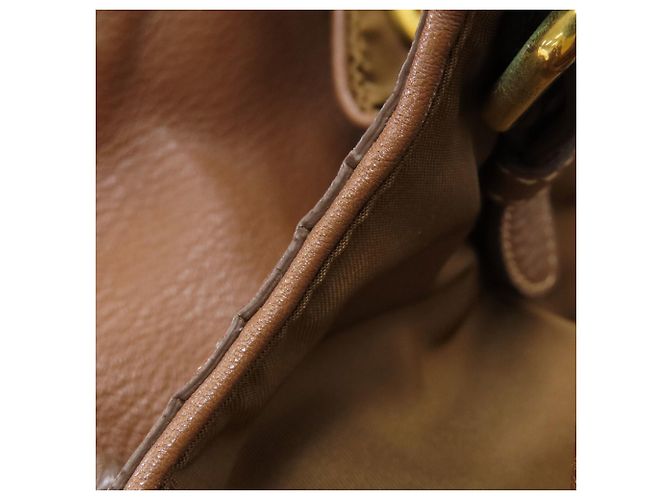 Prada Logo Nylon Tote Bag Brown - view 7
