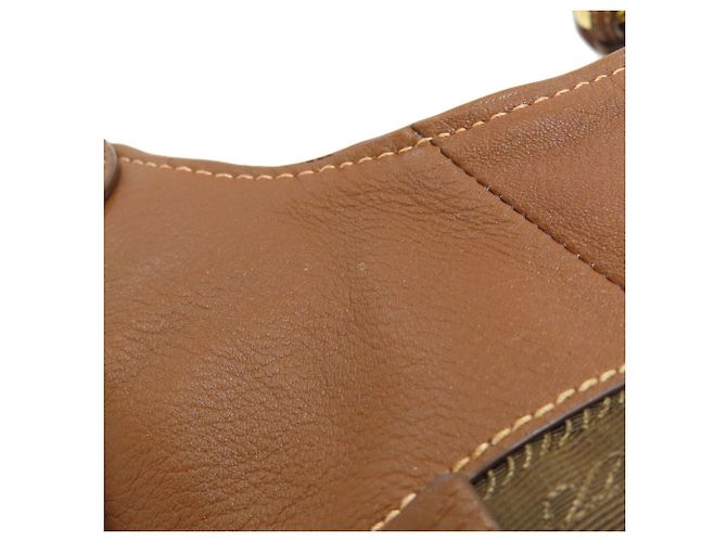 Prada Logo Nylon Tote Bag Brown - view 8