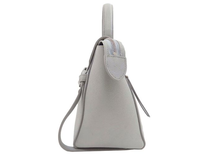 Céline Borsa a mano 2-Way Celine Belt Bag Micro Marrone Blu - vista 3