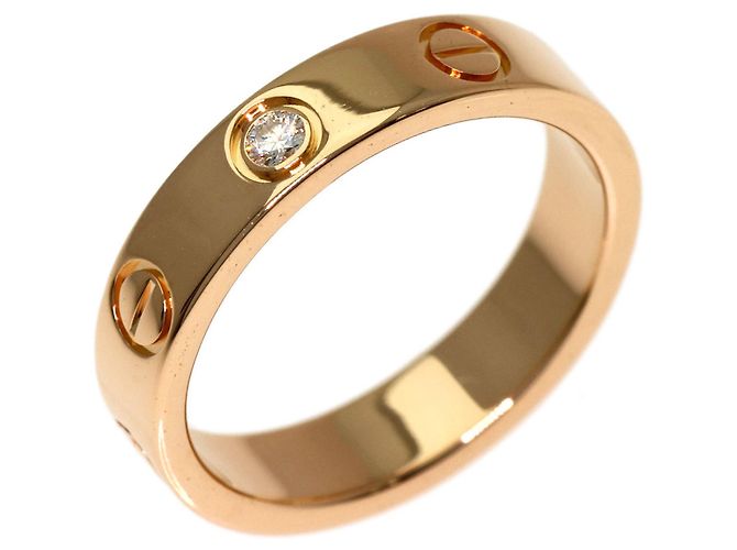 Anello Cartier Mini Love in oro rosa 18K - vista 2