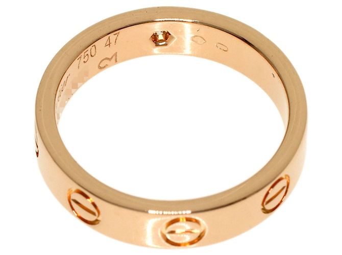 Anello Cartier Mini Love in oro rosa 18K - vista 4