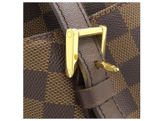Borsa Louis Vuitton Belem MM Damier ebene - vista 15