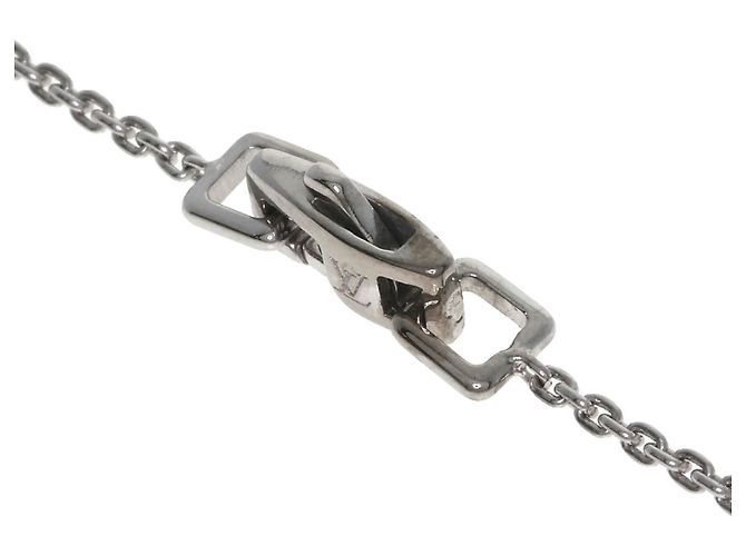 Collana Lockit Louis Vuitton in oro bianco 18K - vista 6