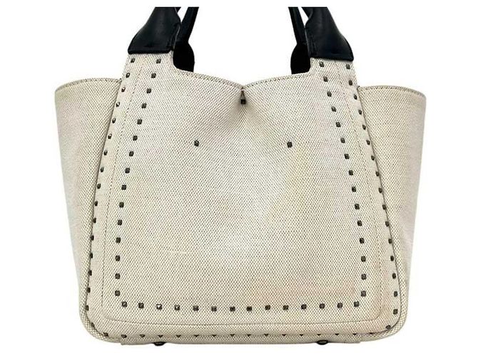 Borsa 2-Way Valentino Garavani Nero Beige - vista 10
