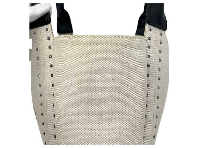 Borsa 2-Way Valentino Garavani Nero Beige - vista 4