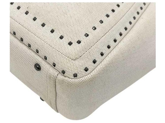Borsa 2-Way Valentino Garavani Nero Beige - vista 6