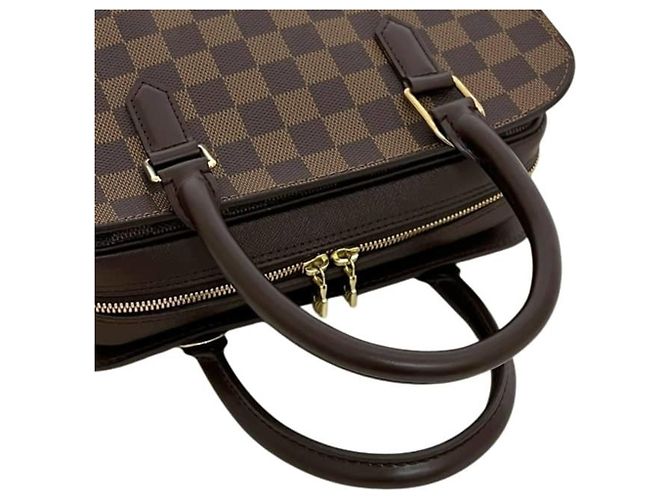 Borsa Louis Vuitton Triana Damier Ebene Marrone - vista 10