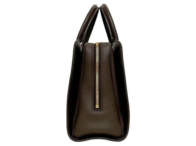 Borsa Louis Vuitton Triana Damier Ebene Marrone - vista 2
