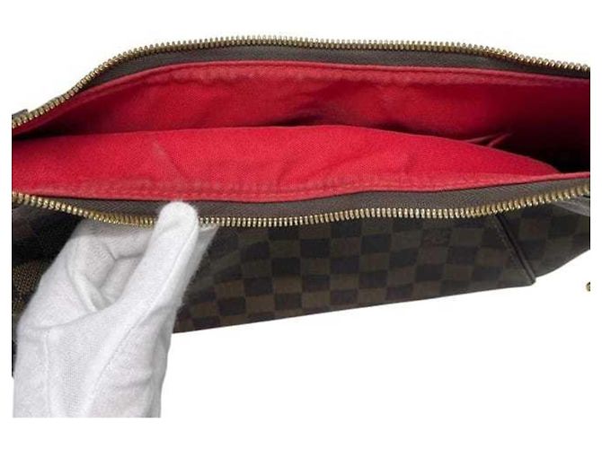 Borsa a tracolla Louis Vuitton Thames GM Marrone Damier ebene - vista 5