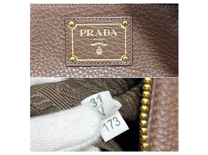 Borsa a mano Prada Mini Boston Bag Marrone - vista 3