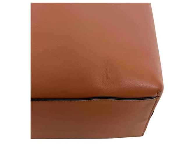 Borsa Tote Loewe Anagram in pelle marrone - vista 7