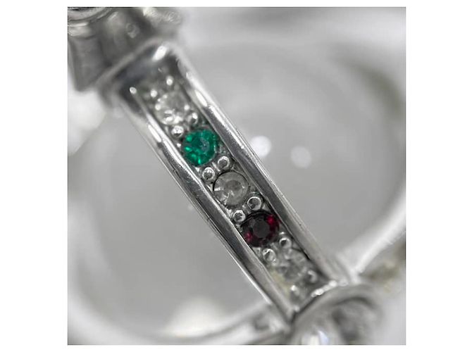 Collana Vivienne Westwood con strass argento - vista 9