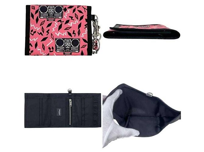 Cartera tri-fold Yves Saint Laurent Negro Rosa - vista 2