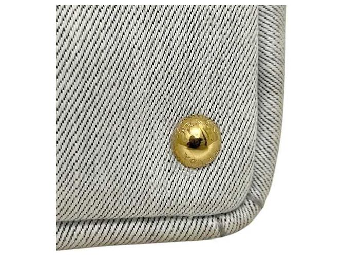 Borsa Tote 2-Way Prada Canapa Marrone - vista 6