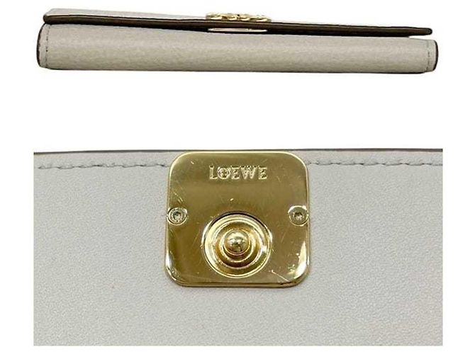 Loewe Gray Leather Keycase Brown - view 3