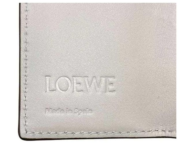 Loewe Gray Leather Keycase Brown - view 5