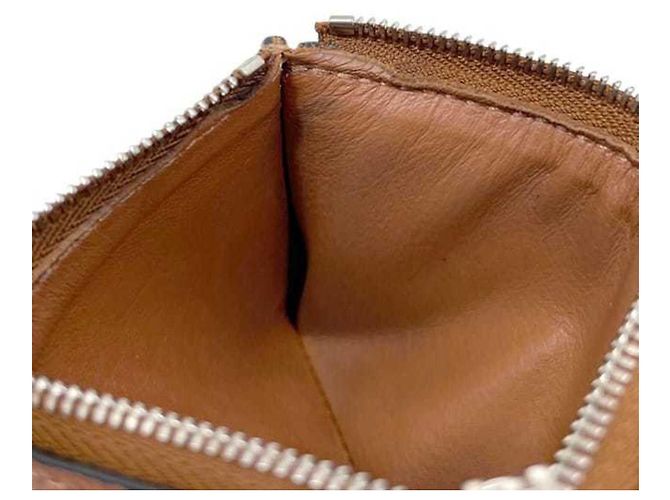Cartera tri-fold Loewe en piel marrón Castaño - vista 8