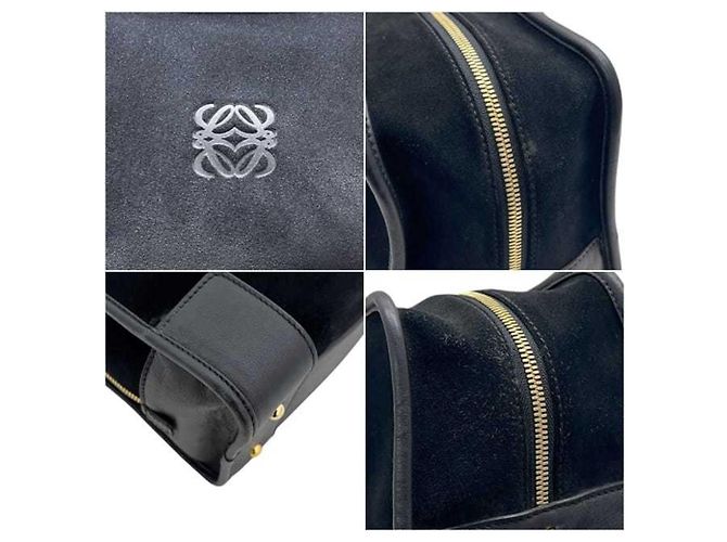 Borsa Loewe Amazona 28 Anagram Nero - vista 5