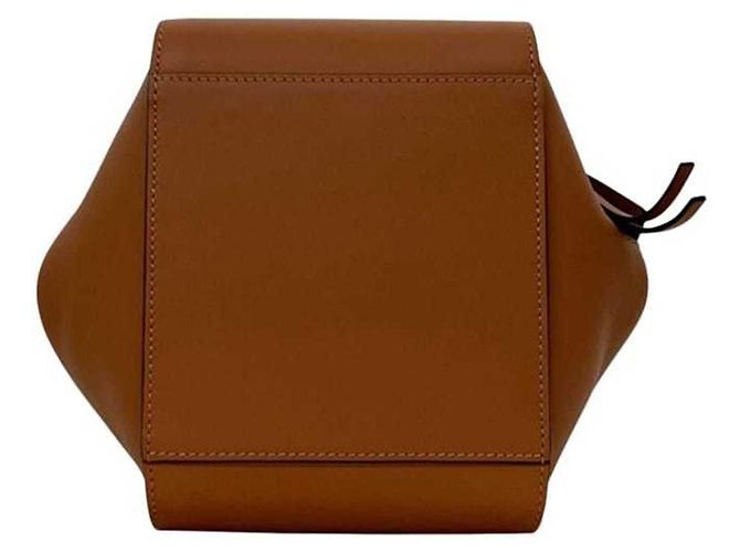 Borsa a spalla Loewe Hammock Compact Marrone - vista 3