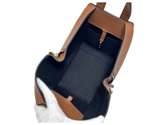 Borsa a spalla Loewe Hammock Compact Marrone - vista 4