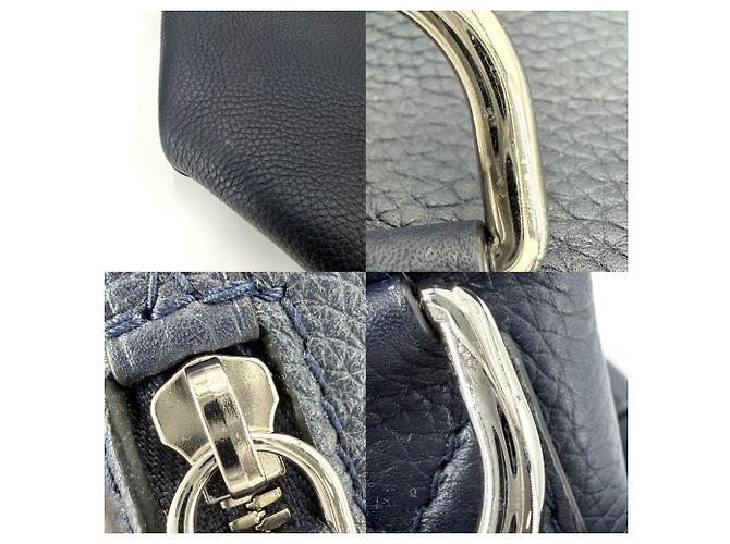 Borsa a tracolla Louis Vuitton Eastside Duffle da uomo Blu navy - vista 6