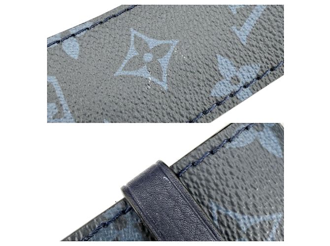 Borsa a tracolla Louis Vuitton Eastside Duffle da uomo Blu navy - vista 7