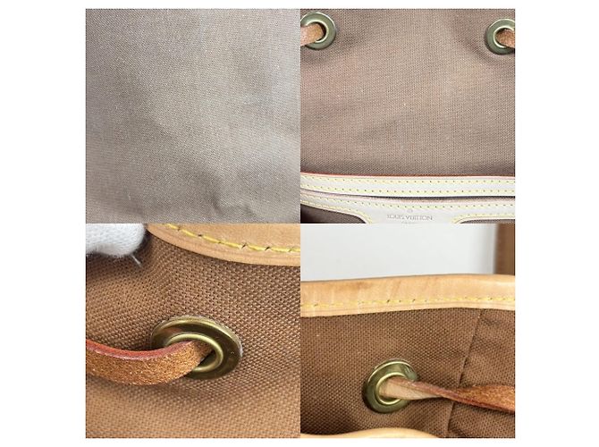Zaino Louis Vuitton Montsouris GM Marrone - vista 10